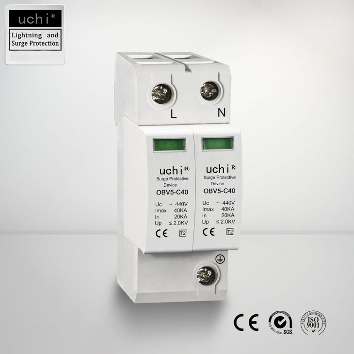 440V тип 2 AC SPD, прибор предохранения от молнии отдельной линии